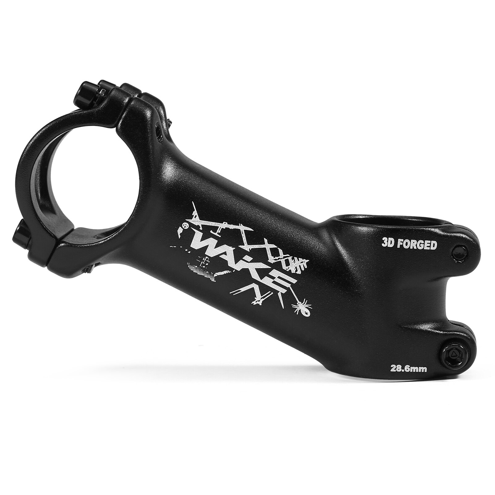 WAKE-vástago de bicicleta de montaña ultraligero, potencia de 25 grados, 31,8mm, 70/80/90/100/110mm, piezas de aluminio para bicicleta de carretera