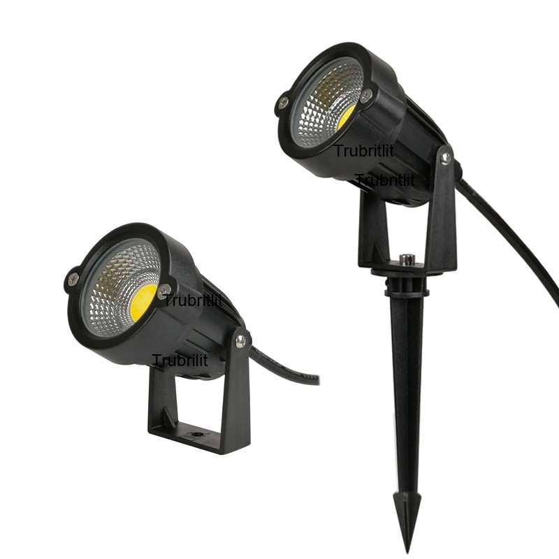 Ac85-265v/dc12v ip68 10w 5w varm kold hvid begravet lampe inground belysning udendørs cob led under jorden