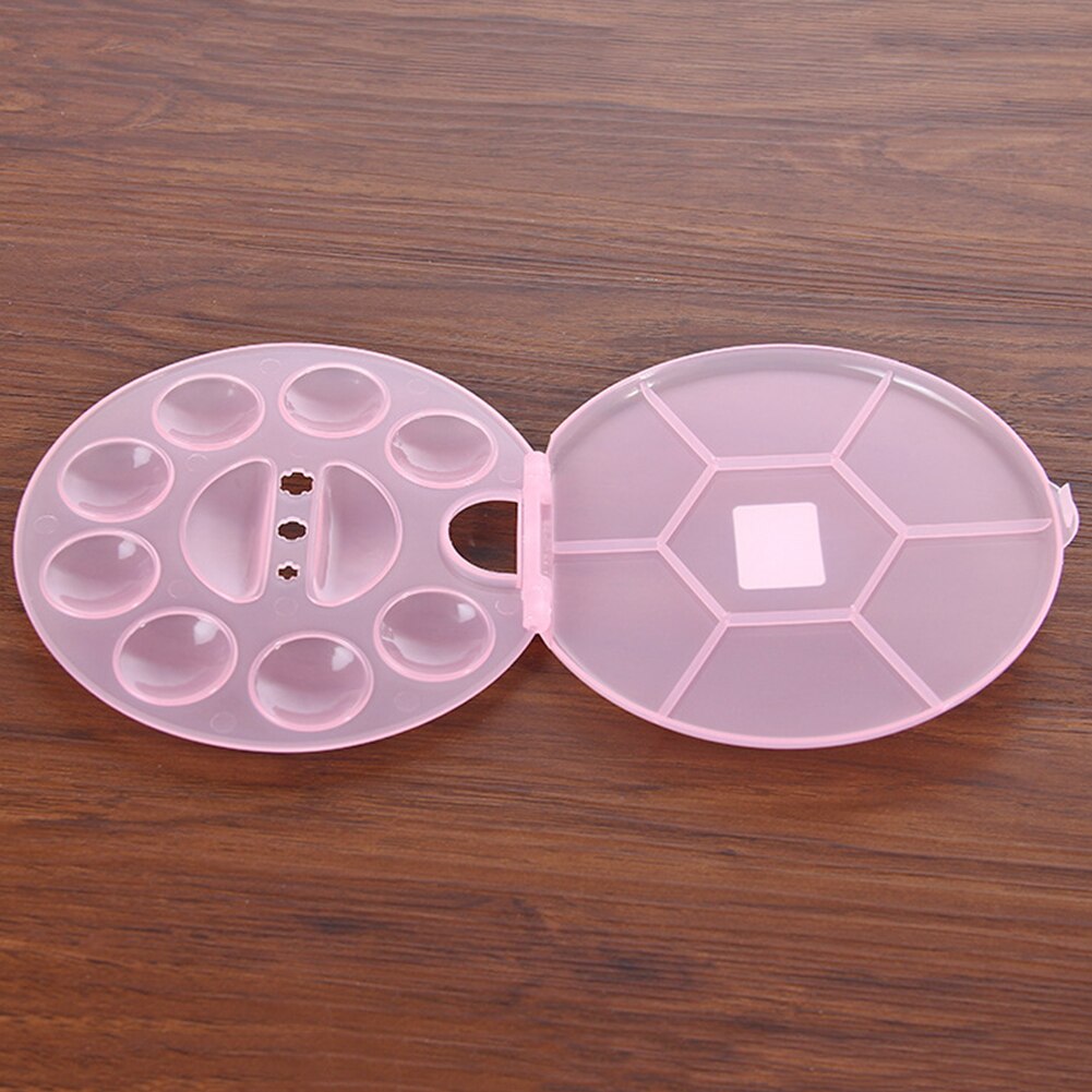 Dienblad kinderen schilderen multifunctionele flip kunst gereedschap palet aquarel cirkel afwasbaar multi raster tekening