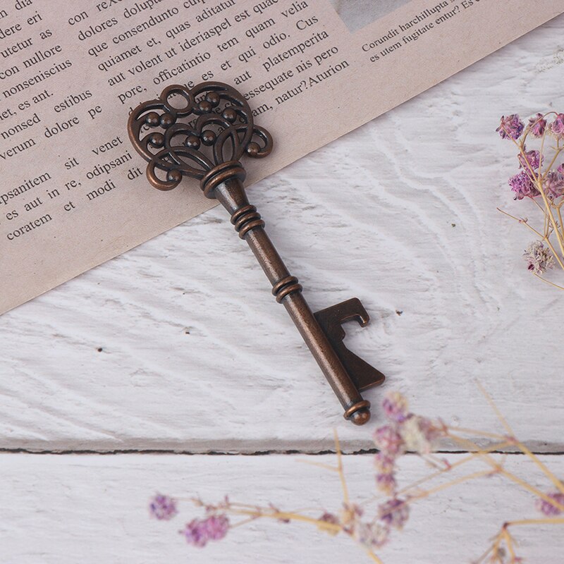 Nowy przenośny kształt klucza otwieracz robić butelek pierścień breloczek brelok metalowa impreza z piwem narzędzie barowe: BZ