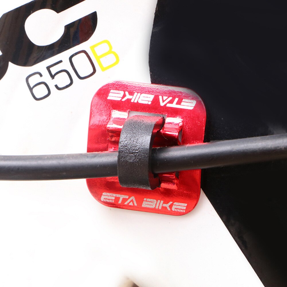 5 Pcs Bike Olie Buis Vaste Clips Gids Conversie Frame Vaste Klem Fiets Tubing Zetel Aluminium Clip Remkabel C vorm Gesp