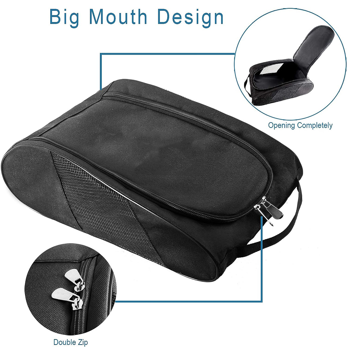 Tragbare Fußballschuh-Tasche, Golf-FußBall-Basketball-Schuhtasche für Männer, Frauen, Jungen und Mädchen