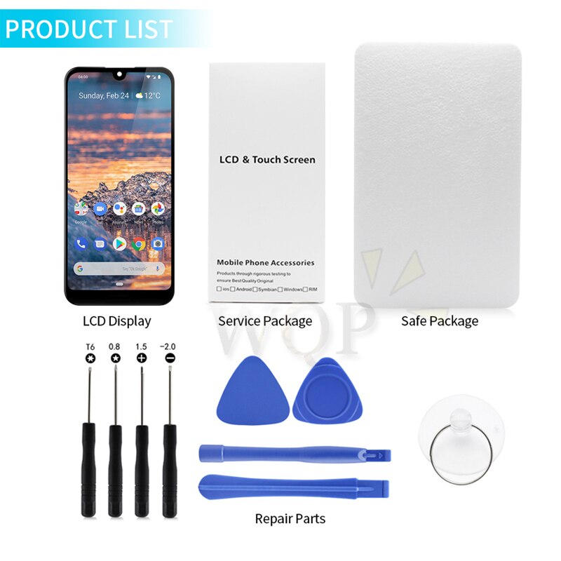 Für Nokia 4,2 LCD Anzeige Touchscreen Digitizer TA-1184,1133, 1149, 1150, 1157, 1152 bildschirm Ersatz Reparatur Teile 5.71"