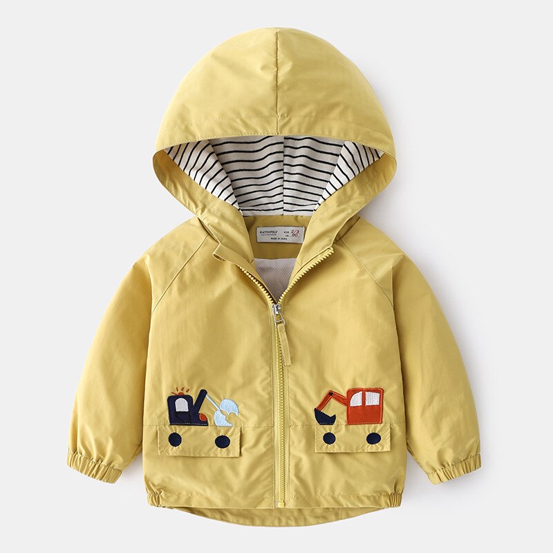 Jongens Lente Cartoon Jas Koreaanse Kinderkleding Kinderen Jongens Geborduurde Leisure 1014 04: 4 / 2T