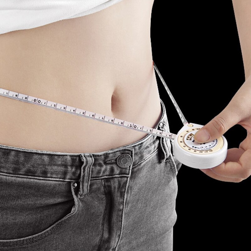 BMI Body Retractable Tape 1.5m Measure Calculator Tool