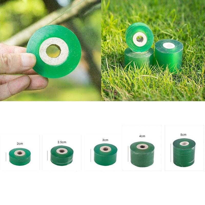 Cinta para injertos de vivero autoadhesiva, membrana de injerto extensible para semillas, frutas, árboles, flores, verduras, herramientas de 2-3cm