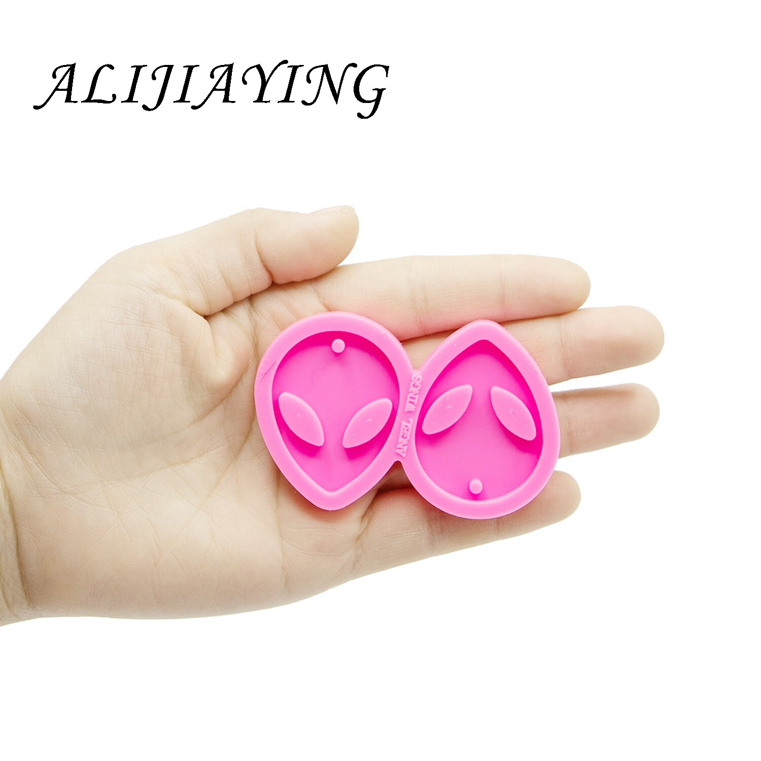 Mini alien muotoinen silikonimuotti askarteluun silikoni muotit epoksihartsi muotit koruihin  dy0317