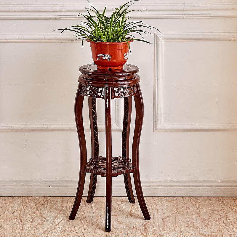 Flower stand plastic multi-layer pot rack single antique living room balcony indoor floor storage shelf