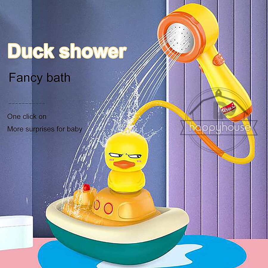 Electric bath toys for children, baby bath spray toys, electric duck, water shower, baby bath toy ball, bath toys 2 1 3