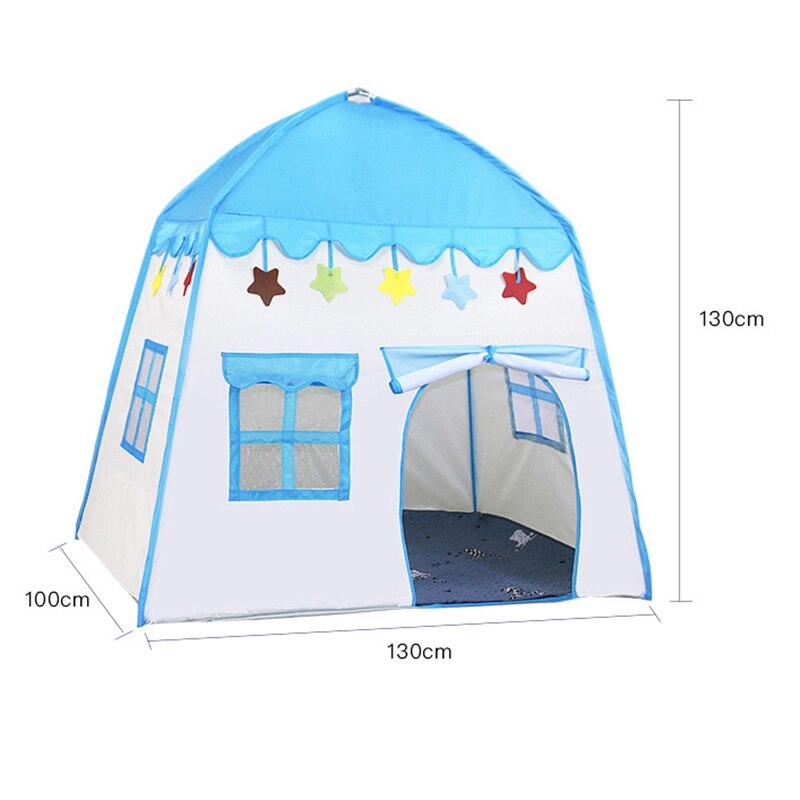 Tenda da castello per bambini all'aperto coperta Baby Princess Game House fiori casa in fiore pieghevole regali per la casa del gioco