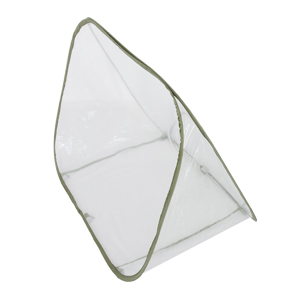 Foldable Portable Garden Flower Shelter Mini Greenhouse Triangular Cover Indoor Outdoor Home Accessories Insulated Transparent