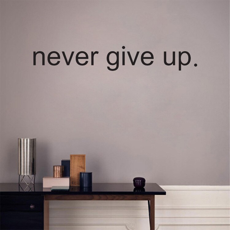 Motivational Quotes Sentences Phrases Wall Stickers Decals For Company Office School Living Room Removable Wallpaper home decor: A3      40X6cm