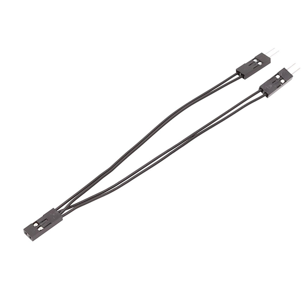 10CM Motherboard switch Power Jumper SW/ RESET SW/ HDD LED /POWER LED Connect Wire 1 Femal to 2 Male Plug Cable Splitter