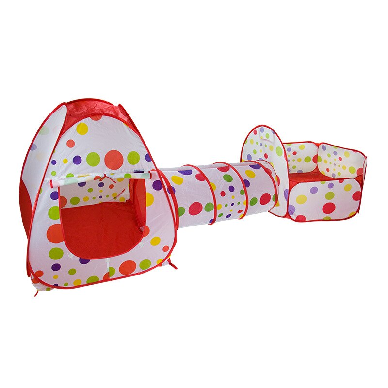 3 In 1 Kinderen Pijp Kruipen Tent Enorme Speelhuis Speelhuis Tuin Ballenbad Outdoor Indoor Baby Kinderbox speelgoed Tenten: Default Title