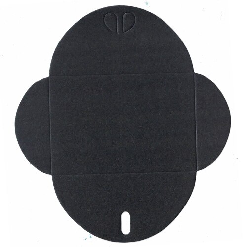 Paper envelope,Colorful Heart clasp envelopes,Wedding Invitation Envelope DIY Envelopes 10.5x7cm 100pcs/lot: Black