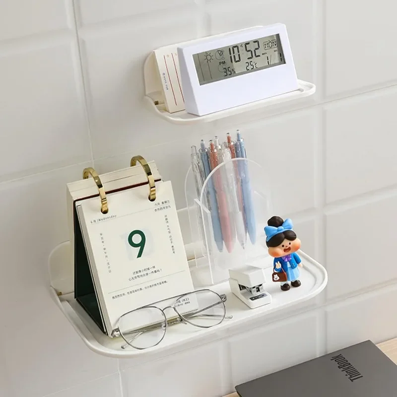 Półka ścienna składana bez wiercenia na telefon, robić łazienki, toalety, kuchni, przy łóżku, na router WiFi.