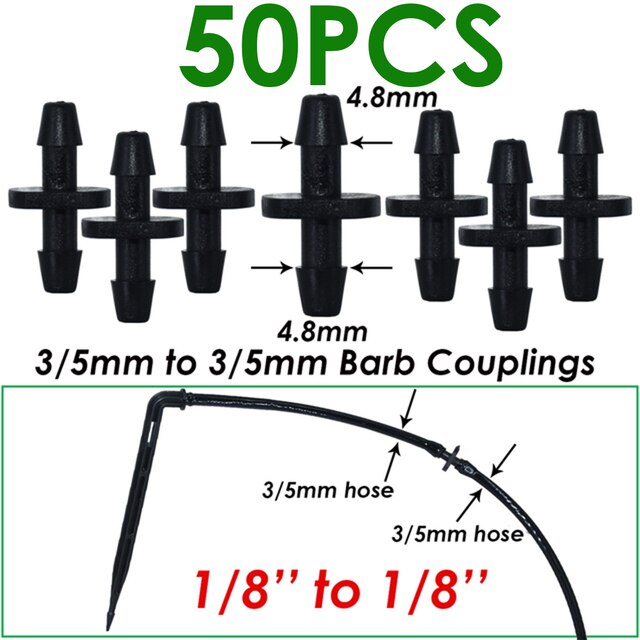 Irrigation 2L/4L/8L Steady flow dripper with 4-way cross Connector Agriculture Drip water irrigation Drip arrow connector 20Sets: KSL01-267-50PCS