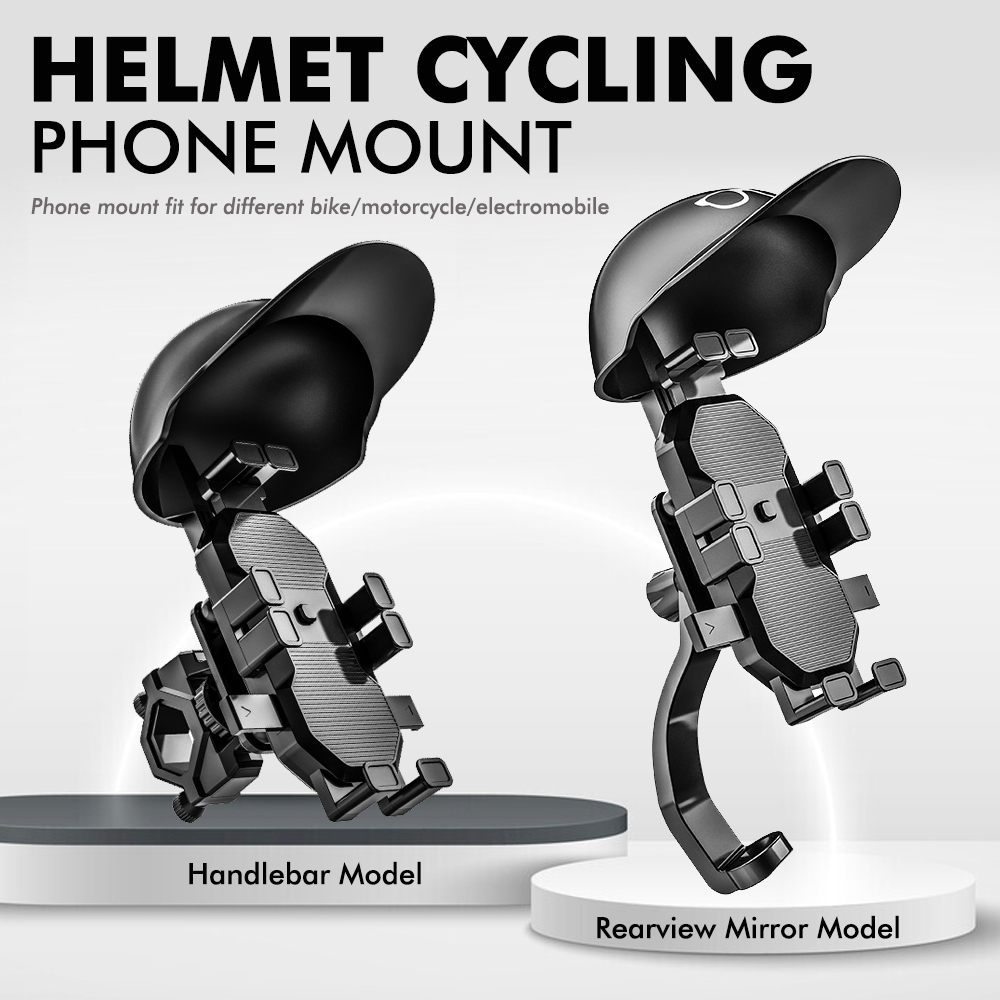 Soporte para casco de teléfono móvil con pulpo a prueba de lluvia para motocicleta, paraguas para bicicleta, soporte para teléfono, Mini sombrilla creativa, parasol