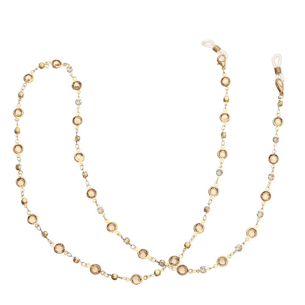 Women Eyeglass Chain Hollow Star Pearl Beaded Sunglasses Reading Glasses Lanyard Eyewear Holder Neck Strap Rope: MULTI