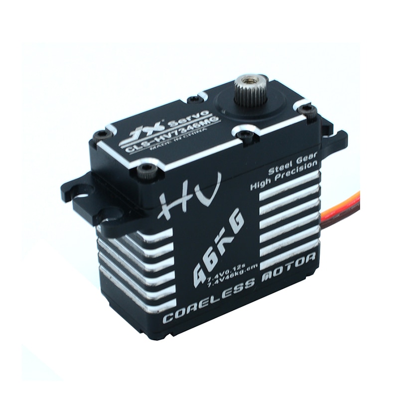 1PC JX CLS-HV7346MG 7.4V 46kg Coreless High Precision Steel Gear Full CNC Digital Servo for DIY RC Car Helicopter Car Crawler