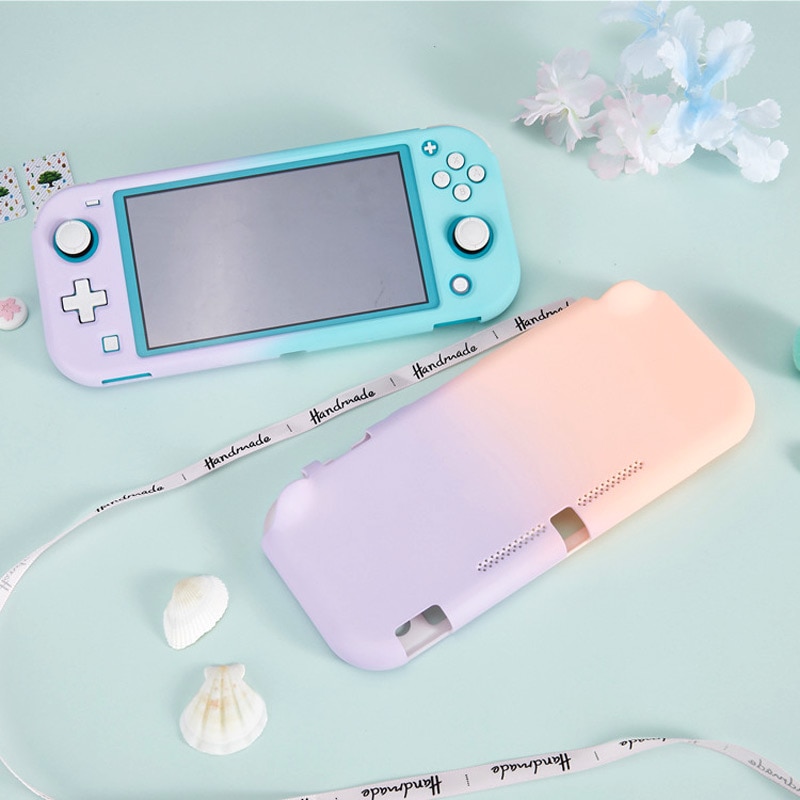 Carcasa protectora de Color degradado para Nintendo Switch Lite, carcasa rígida para consola de juegos, accesorios para Switch Lite