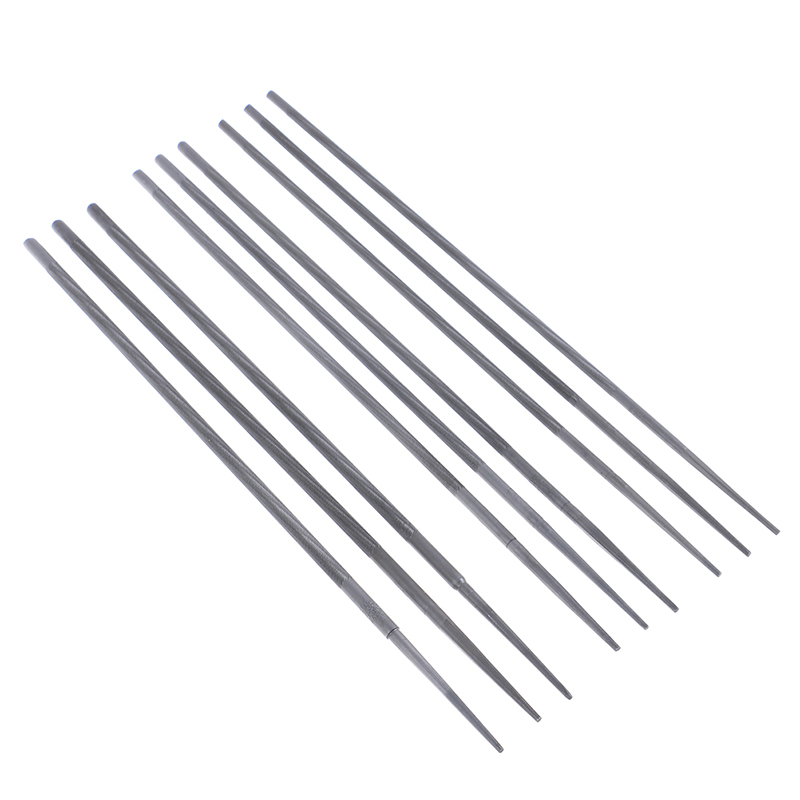 3 stuks/set ronde kettingzaagvijlen voor het slijpen van kettingzaagkettingen, 4mm,4.8mm,5.5mm houtbewerkingsgereedschappen