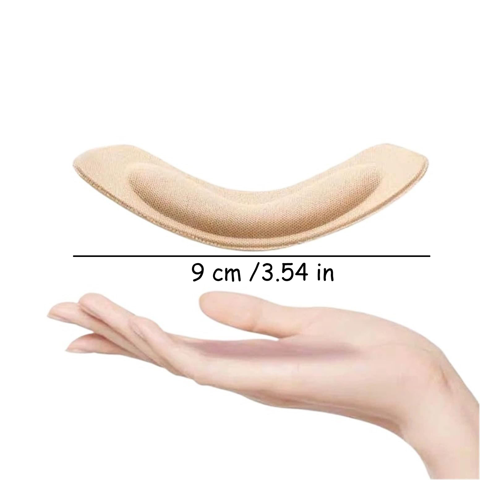 8 Pcs Heel Pads For Too Big Shoes Self-Adhesive Heel Protectors Heel Inserts Improved Shoe Fit And Comfort Prevent Heel Slip