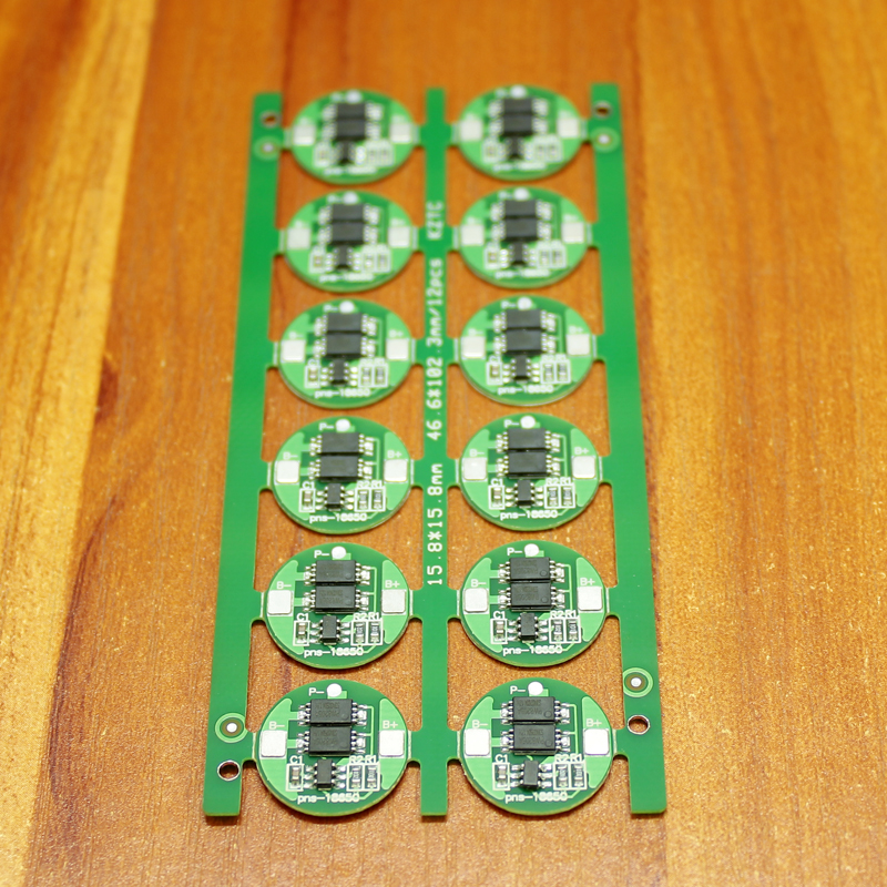 10pcs/lot 18650 lithium battery Seiko IC G3JK double MOS protection board 3.7V anti-overcharge over-discharge protection board