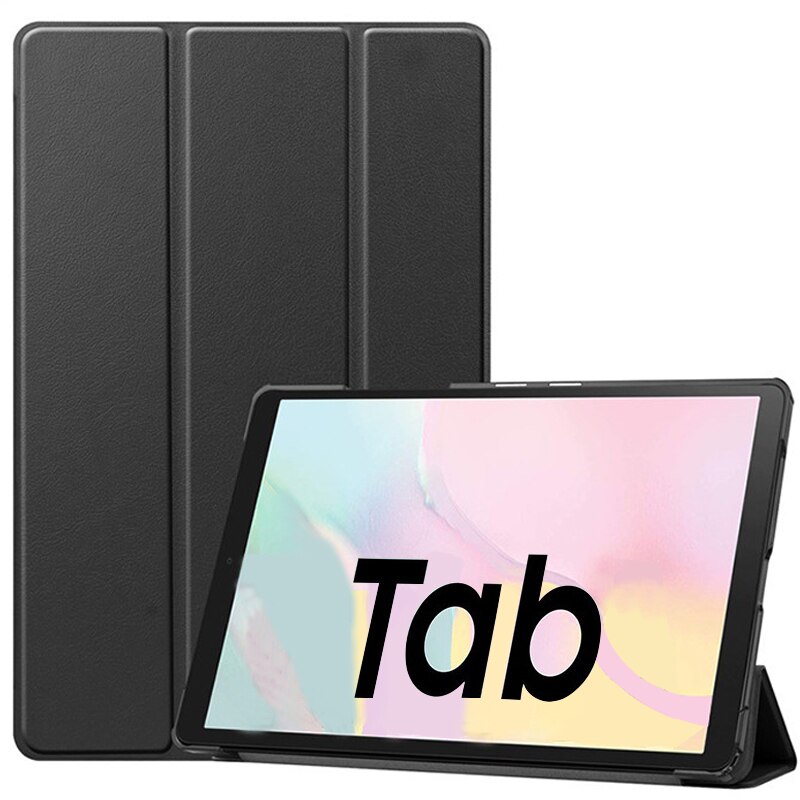 Funda samsung galaxy tab s2 9.7 sm-t813 case PU Leather Tri-fold ebook Case For Tab SM-T810 SM-T815 SM-T819 Tablets Sleeve: Black