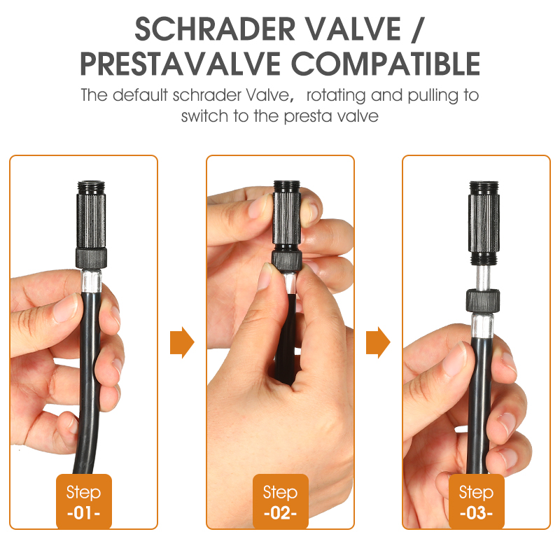 7.4V 1500mAh pompa per bicicletta elettrica auto-fermare 130 PSI gonfiatore per pneumatici con manometro pompa a sfera per moto ricaricabile per bici