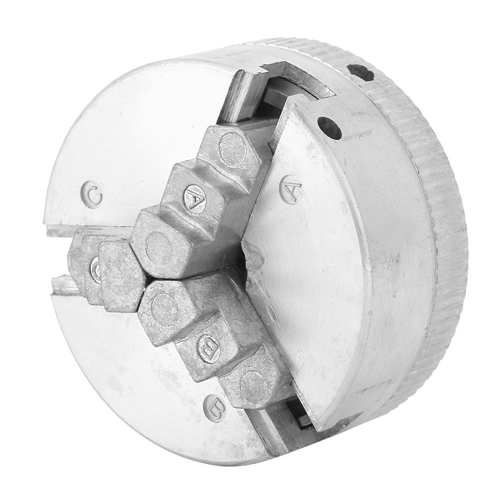 Z011 zink legering 3- kæbe klemme tilbehør til mini metal drejebænk tilbehør chuck drejebænk del til mini metal drejebænk