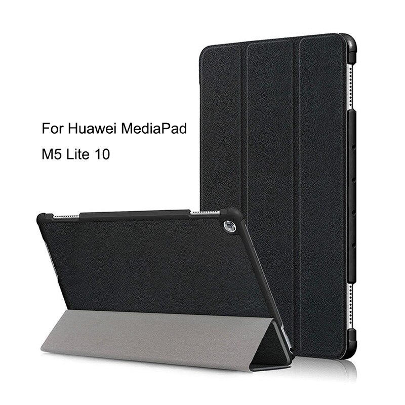 Case for Huawei MediaPad M5 Lite 10 BAH2-W19/L09/W09 Ultra Slim Pu Leather Smart Stand Cover for Media Pad M5 Lite 10.1" Case