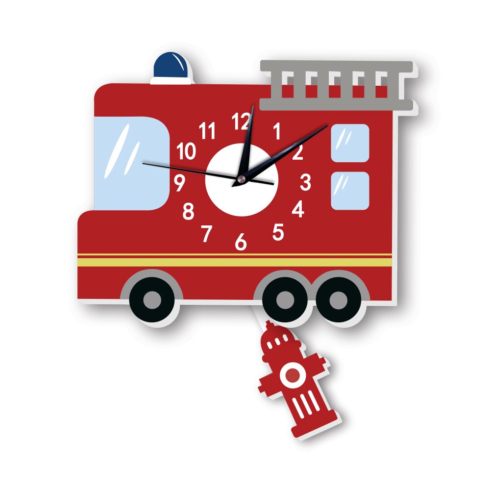 Home Decoration Cartoon Wall Clock Cartoon 3D DIY Large Decorative Wall Clocks Watch Wall Unique: type 6