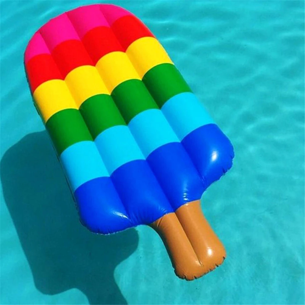 Giant Pool Float Swimming Ring Pineapple Watermelon Inflatable Mattress Floating Row Swimming Circle Beach Pool Party