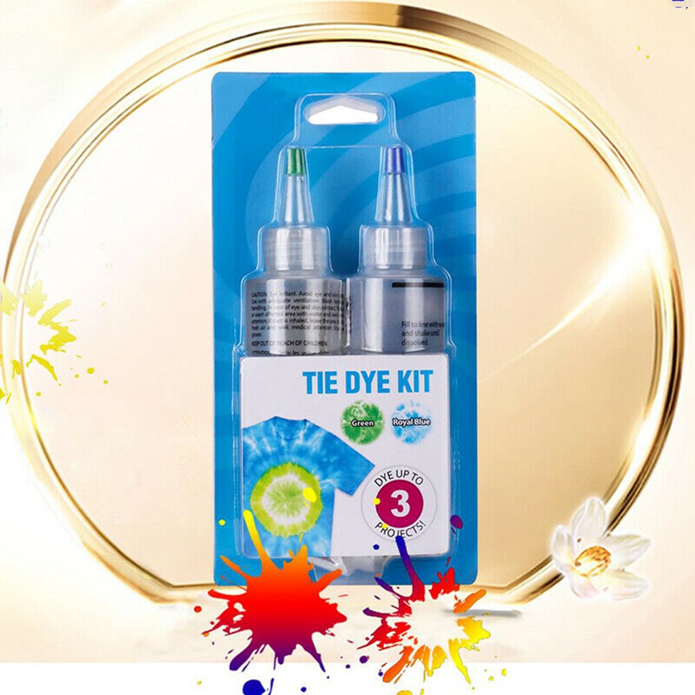 Textile peinture Pigment vêtements Graffiti cravate colorant Kit Permanent adultes enfants avec gants accessoires bricolage Non toxique coton lin
