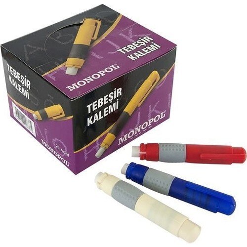 Veilige Stofvrij Krijt Pen Met 3 Stuks Monopole Krijt Houder En Gekleurde En Witte Krijt En Board gum Magneet