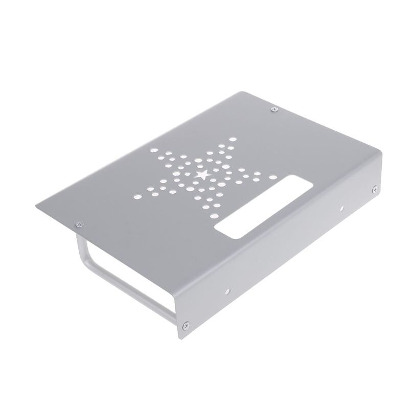 Wall Mount Storage TV Box Router Shelf Set-top Box Bracket Holder Mini PC DVD Player Stand Rack Aluminum Single-layer Space