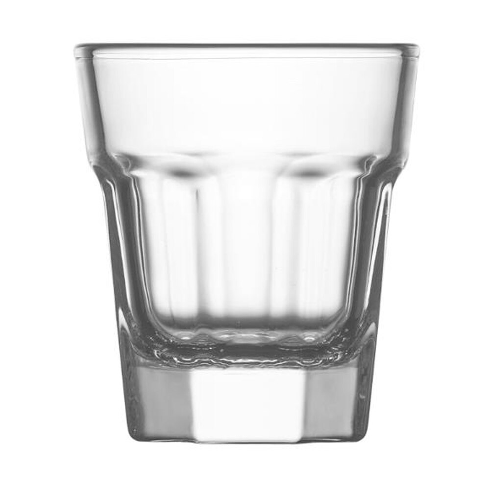 6 Pieces Glass Water Glasses Glass Cup glass mugs glass coffee cups glass tea cups glassware drinking set of 6 45 cc