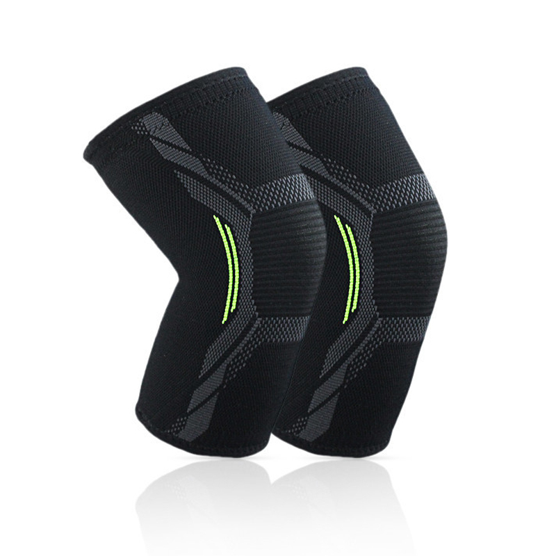 Kneecap Knee Gear Sports Safety Sportswear Four Way Stretch Knit Nylon Knee Pads Breathable Cycling Elbow Bike: S