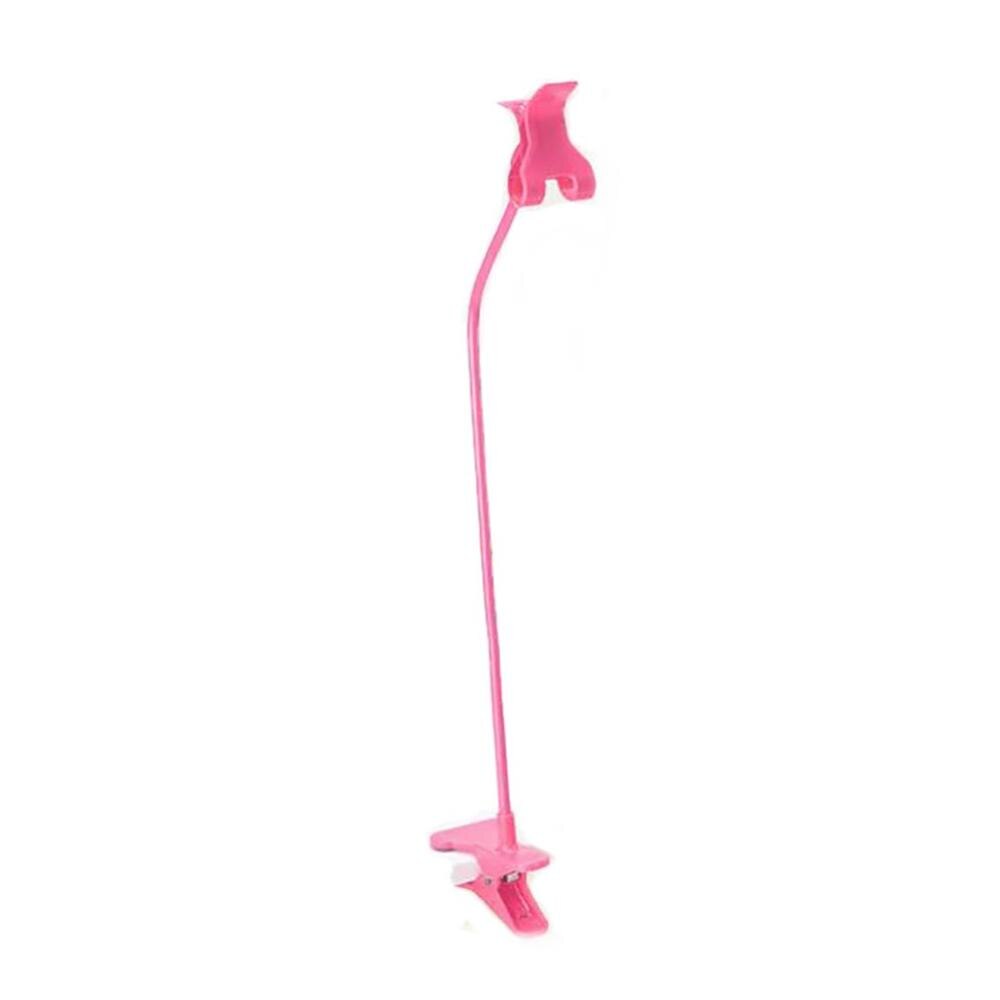 Universale Pigro supporto Del Telefono mobile Supporto A Collo D'oca Stent Flessibile letto tavolo scrivania clip Della Staffa per il Telefono Flessibile Del Supporto Del Braccio Caldo: Colore rosa