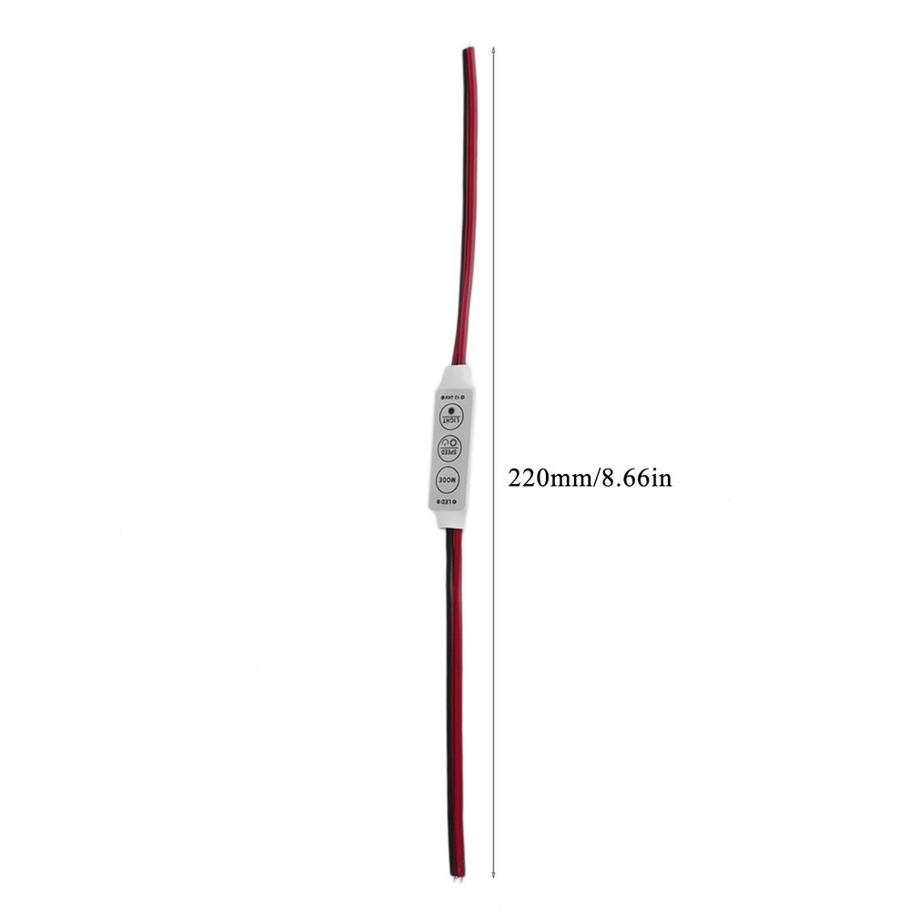 Gradateur Mini 12V 12A LED gradateur télécommande pour couleur unique 5050/3528 ampoules Led variateur de luminosité