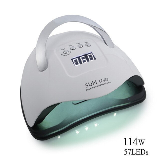280W SUN X11MAX Nail Dryer Machine 66 LEDs Lamp Quick-drying Gel Polish UV Lamp Timer Auto Sensor Manicure Pedicure Salon Tools: 114W SUN X7 Max / US