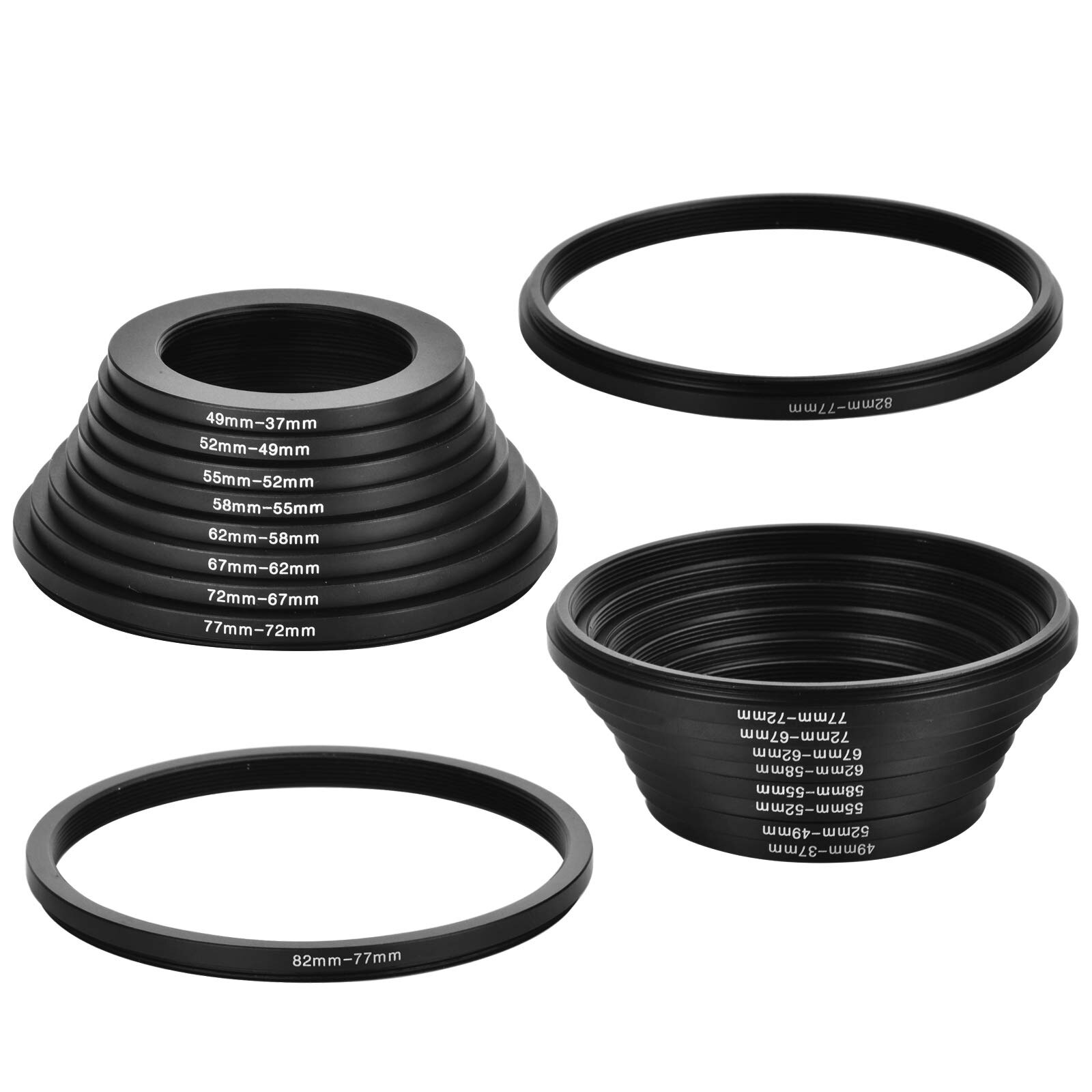 49-77 49mm-77mm 49mm Bis 77mm Metall Schritt hoch Ringe Linse Adapter Filter kamera Werkzeug Zubehör Neue Neue