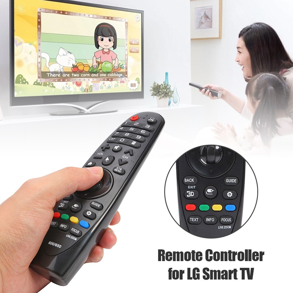 Universal replacement remote control Smart TV Remote Control with USB Receiver for LG Magic Remote AN-MR600 AN-MR650 42LF652v