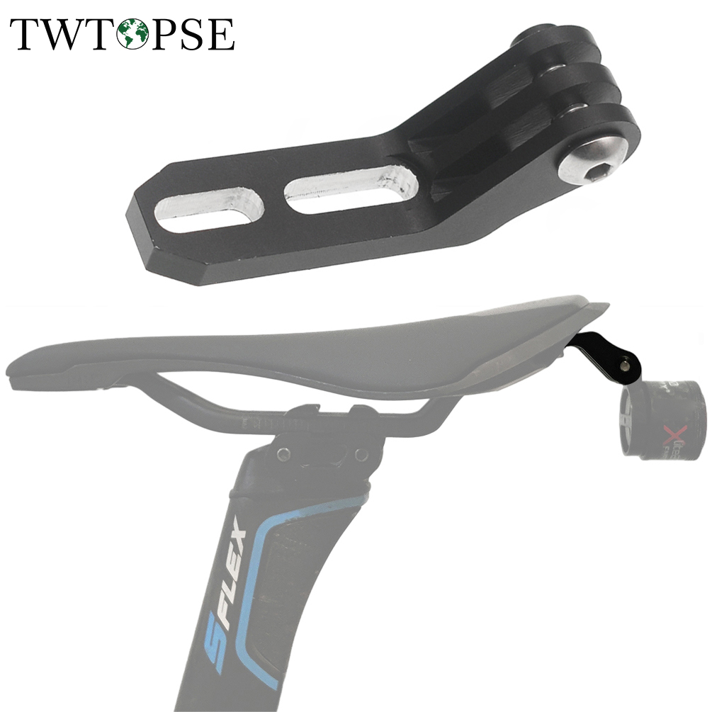 TWTOPSE support de caméra de feu arrière de vélo pour selle Shimano PRO TURNIX FALCON STEALTH GRIFFON adapté pour support de vélo Gopro