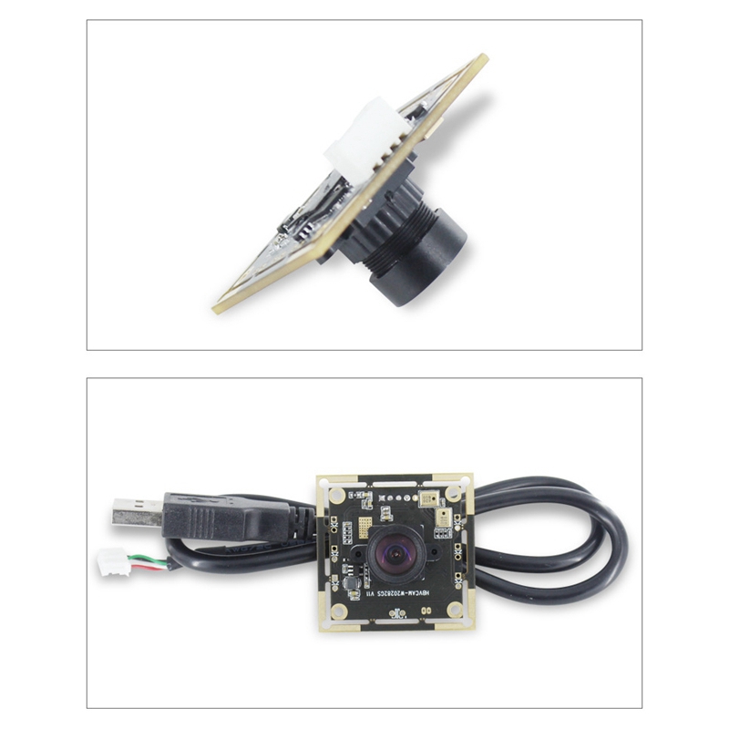 USB Camera 1 Million Pixels 720P Black And White Global Exposure Driver-Free Module For Windows/MAC/Android