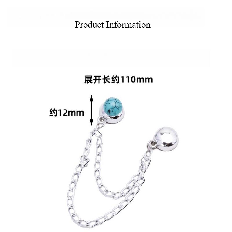 Bouton magnétique multifonction pour vêtements, avec chaîne, boutons métalliques, Clip pour vêtements, écharpe, jambes de pantalon, outils magnétiques de fixation de manchette