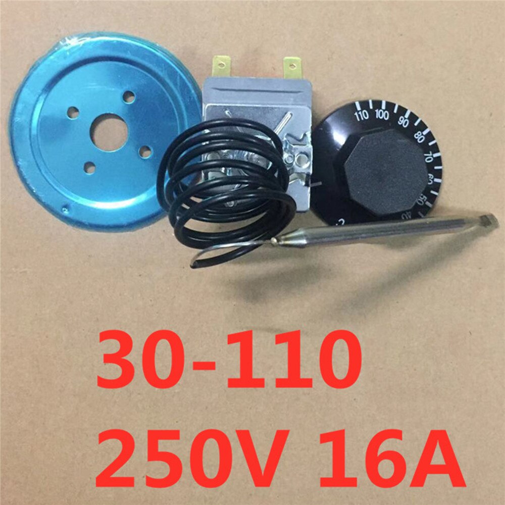 Thermostat capillaire AC 16 A 250 V 50 à 300 degrés Celsius 3 broches