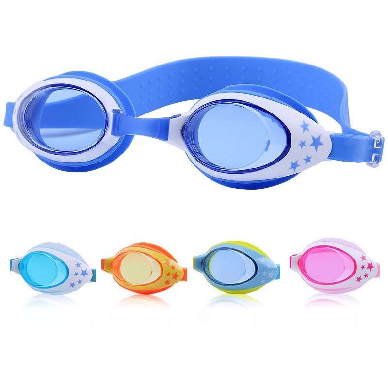 Børn svømmebriller anti-tåge uv børnestjerner sport svømmer briller silikone arena vandbriller vandtætte svømmebriller