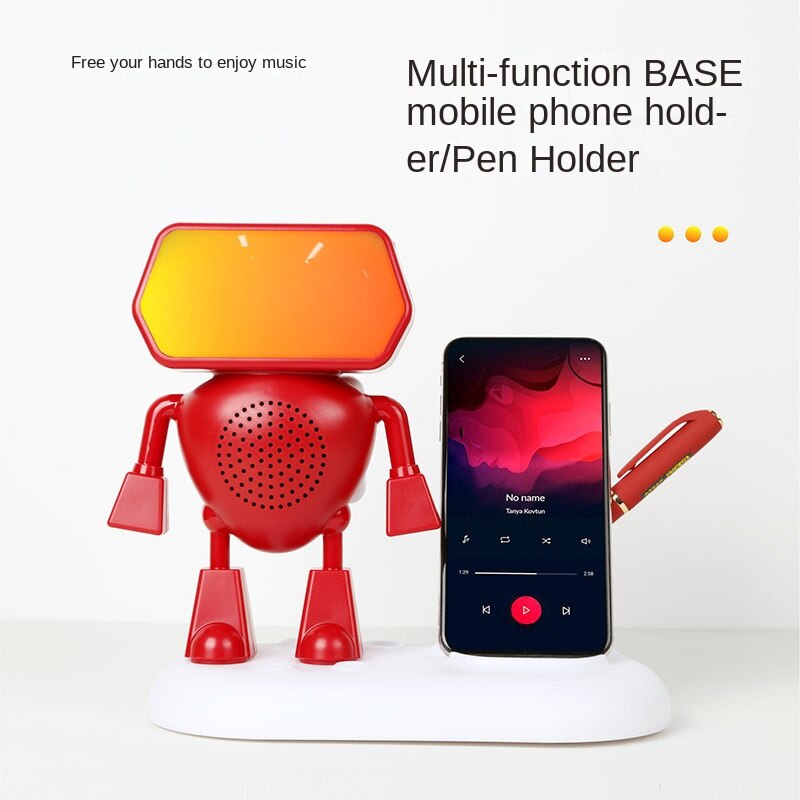Spaceman Bluetooth Audio Colorful Good Sound Subwoofer Robot Multifunctional Speaker
